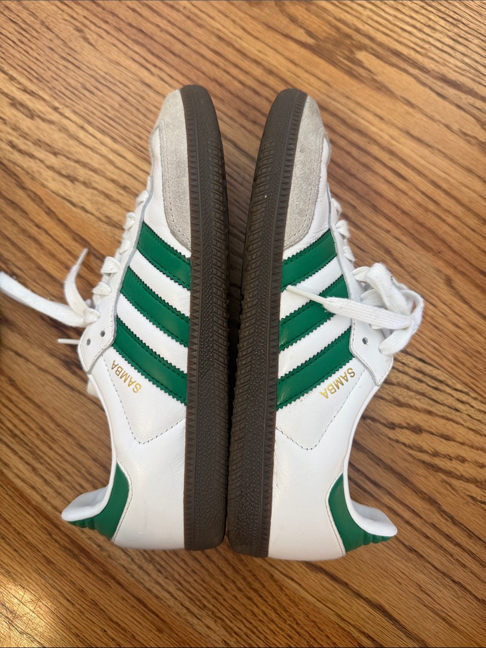 adidas White & Green Classic sambas - Picture 6 of 6